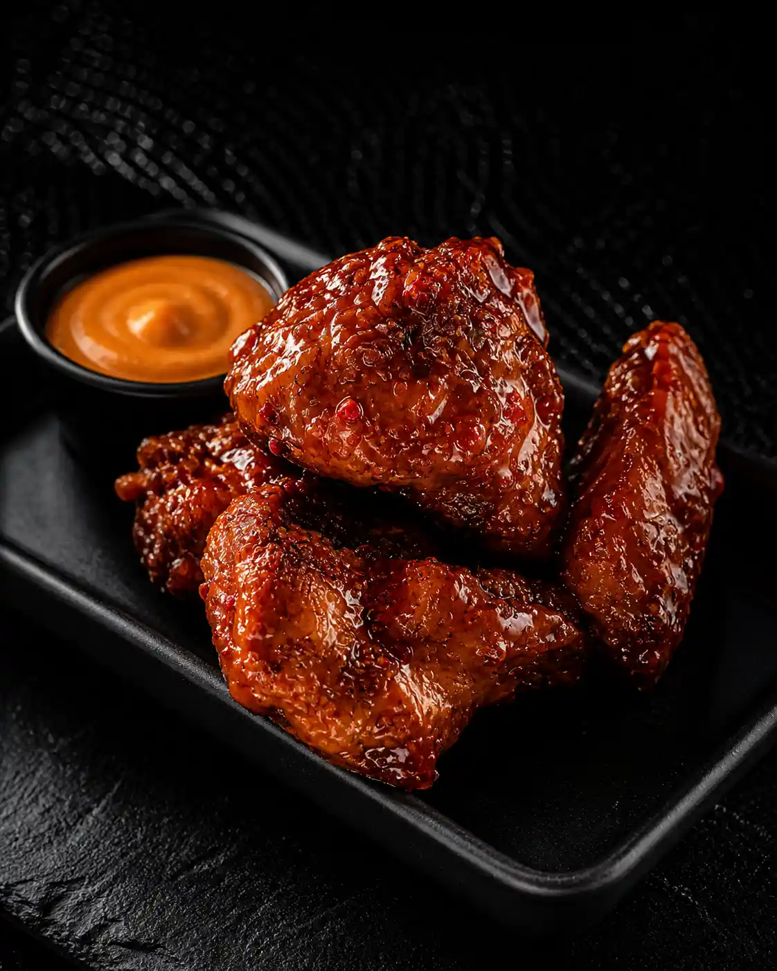 4 crispy chicken wings with your choice of flavour from Mama's Wings