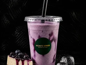 Blueberry cheesecake flavored milkshake from Mama's WIngs